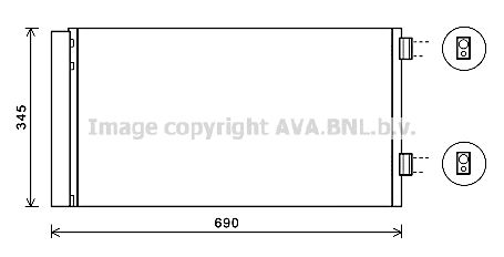 AVA QUALITY COOLING kondensatorius, oro kondicionierius BW5414D